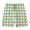 Christmas Holly Berry Pattern Print Men's Swim Trunks