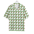 Christmas Holly Berry Pattern Print Rayon Hawaiian Shirt