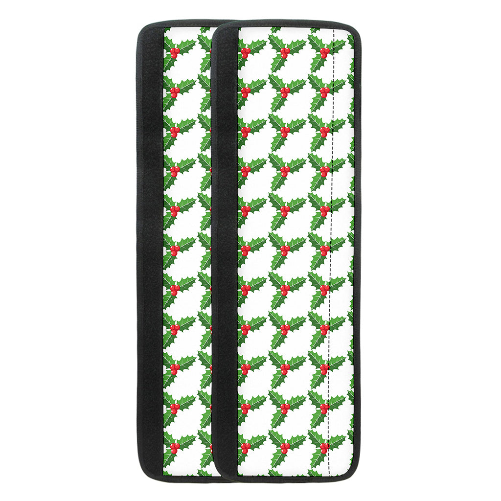 Christmas Holly Berry Pattern Print Refrigerator Handle Covers