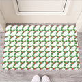 Christmas Holly Berry Pattern Print Rubber Doormat