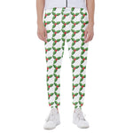Christmas Holly Berry Pattern Print Scuba Joggers