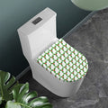 Christmas Holly Berry Pattern Print Toilet Lid Cover