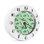 Christmas Ivy Leaf Pattern Print Alarm Clock