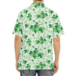 Christmas Ivy Leaf Pattern Print Aloha Shirt