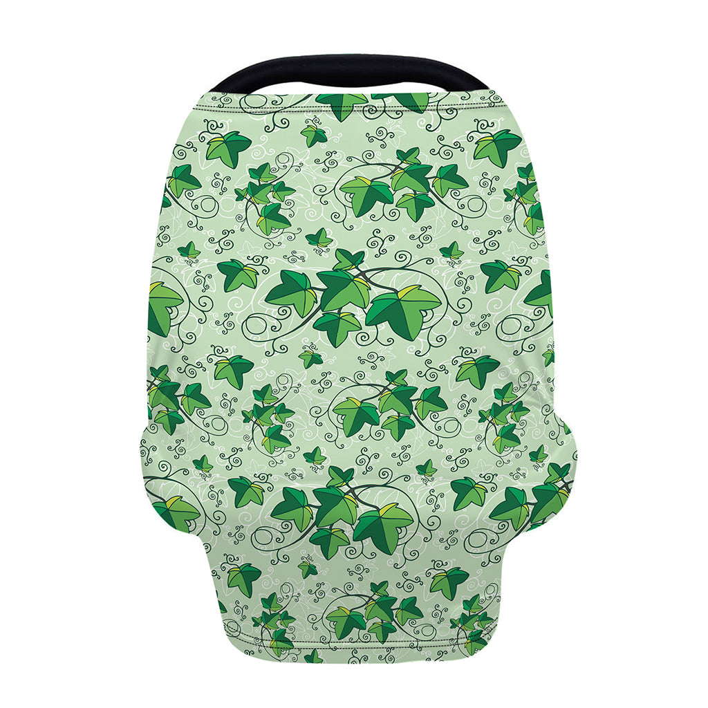 Christmas Ivy Leaf Pattern Print Baby Seat Cover