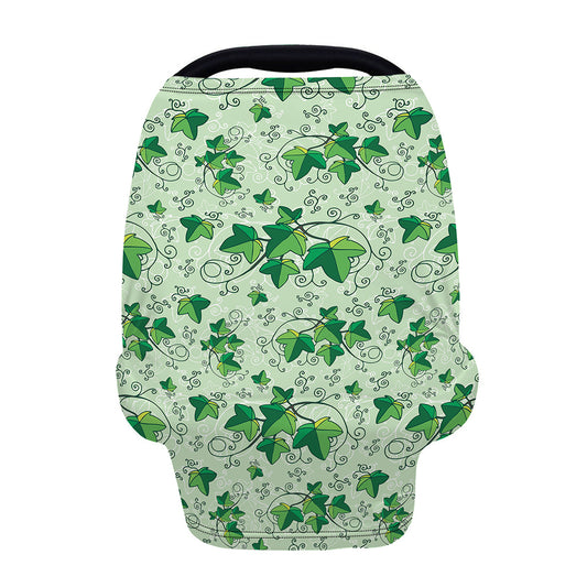 Christmas Ivy Leaf Pattern Print Baby Seat Cover