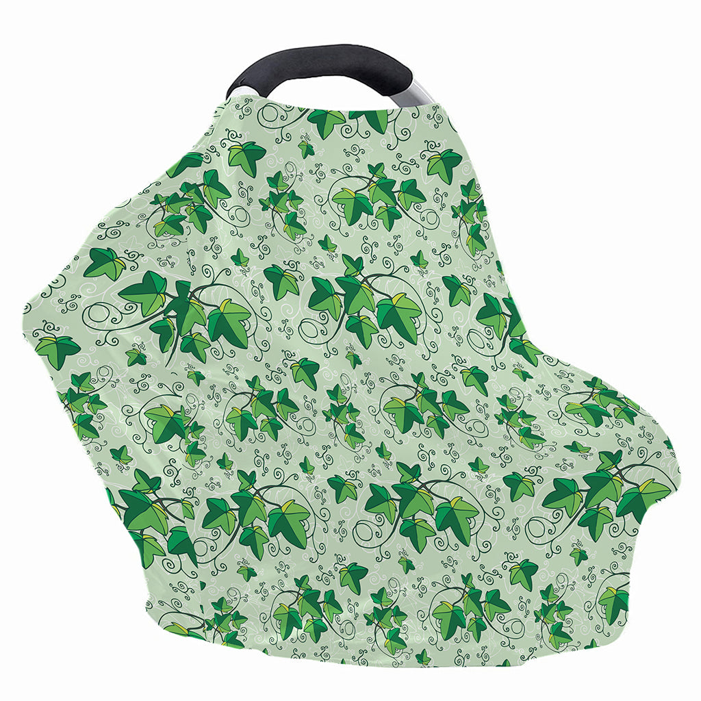 Christmas Ivy Leaf Pattern Print Baby Seat Cover