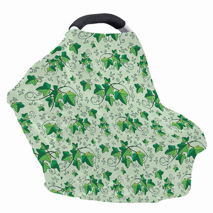 Christmas Ivy Leaf Pattern Print Baby Seat Cover