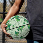 Christmas Ivy Leaf Pattern Print Basketball