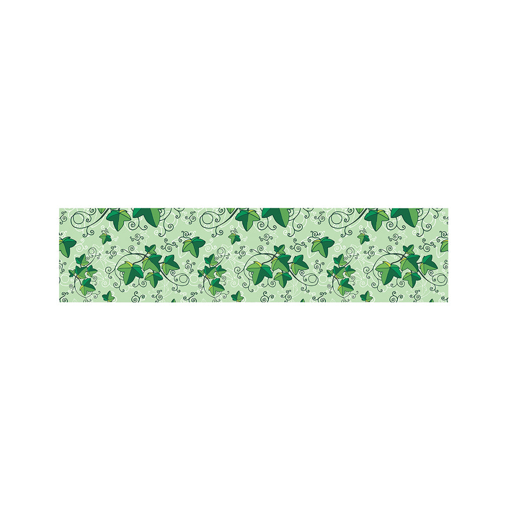 Christmas Ivy Leaf Pattern Print Bed Runner