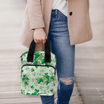 Christmas Ivy Leaf Pattern Print Bible Tote Bag