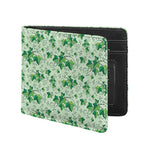 Christmas Ivy Leaf Pattern Print Bifold Wallet