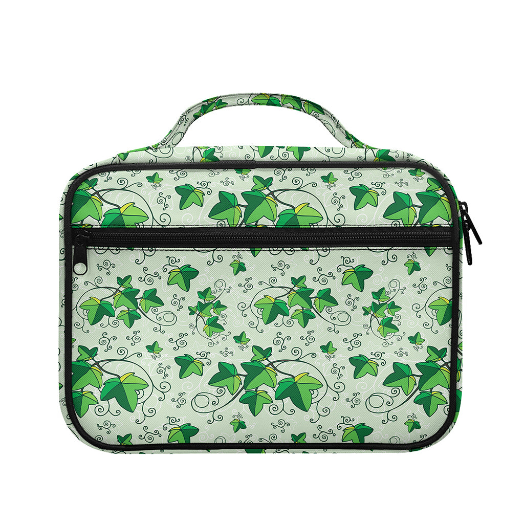 Christmas Ivy Leaf Pattern Print Briefcase Bible Bag