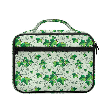 Christmas Ivy Leaf Pattern Print Briefcase Bible Bag