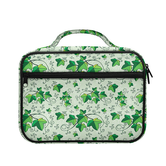 Christmas Ivy Leaf Pattern Print Briefcase Bible Bag