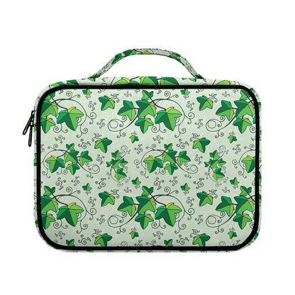 Christmas Ivy Leaf Pattern Print Briefcase Bible Bag