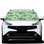 Christmas Ivy Leaf Pattern Print Car Windshield Snow Cover