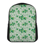 Christmas Ivy Leaf Pattern Print Casual Backpack