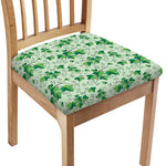 Christmas Ivy Leaf Pattern Print Chair Cushion Cover