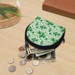 Christmas Ivy Leaf Pattern Print Coin Purse