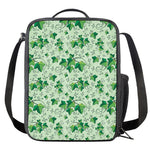 Christmas Ivy Leaf Pattern Print Crossbody Lunch Bag
