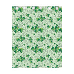 Christmas Ivy Leaf Pattern Print Curtain