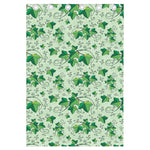 Christmas Ivy Leaf Pattern Print Curtain