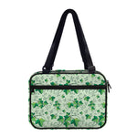 Christmas Ivy Leaf Pattern Print Double Strap Bible Bag