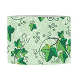 Christmas Ivy Leaf Pattern Print Drum Lamp Shade