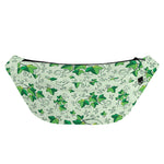 Christmas Ivy Leaf Pattern Print Fanny Pack