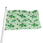 Christmas Ivy Leaf Pattern Print Flag