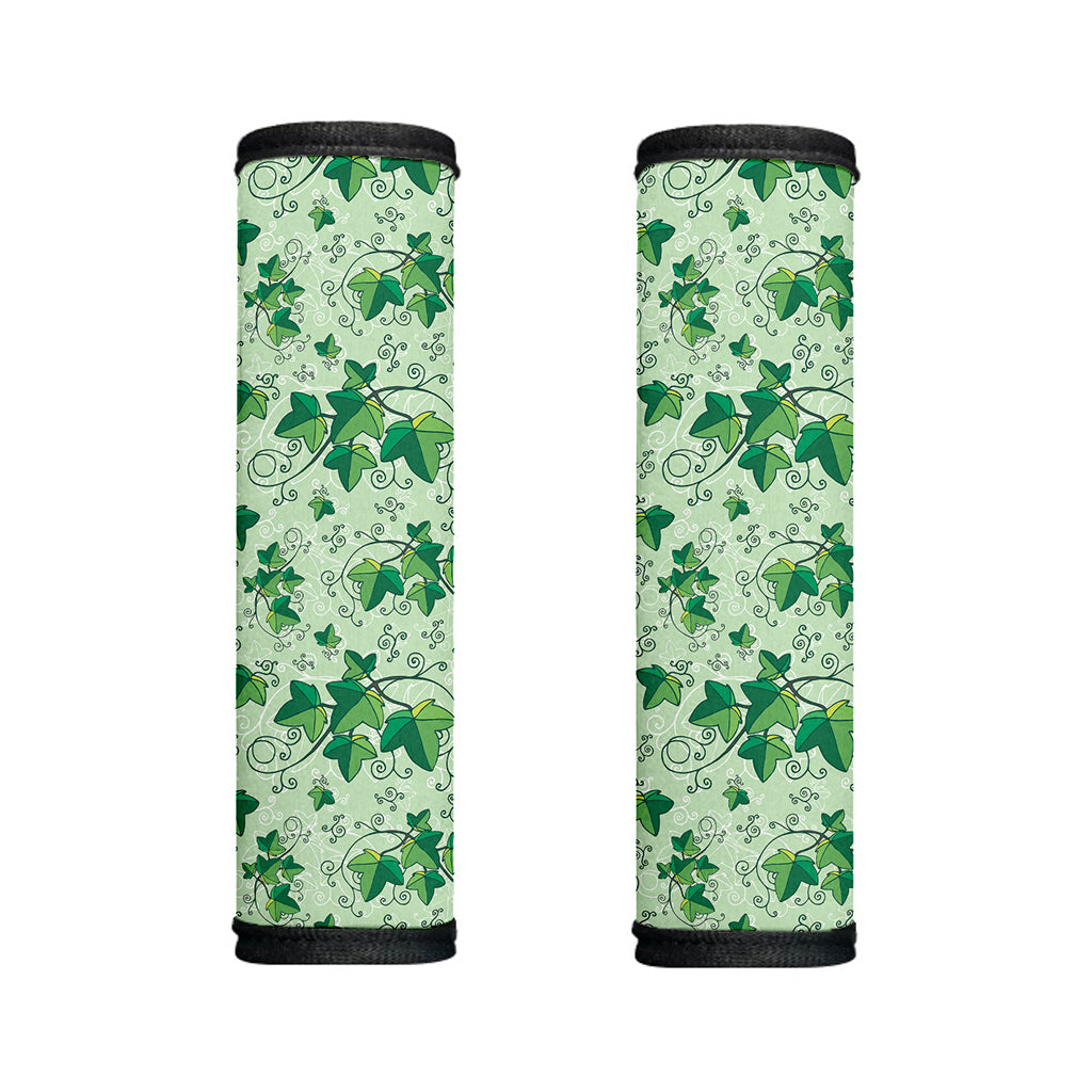 Christmas Ivy Leaf Pattern Print Handle Covers