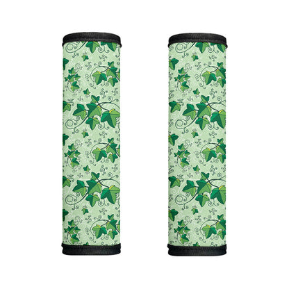 Christmas Ivy Leaf Pattern Print Handle Covers