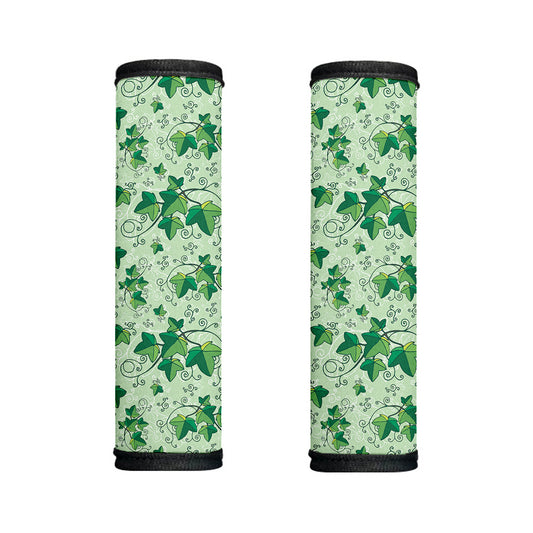 Christmas Ivy Leaf Pattern Print Handle Covers