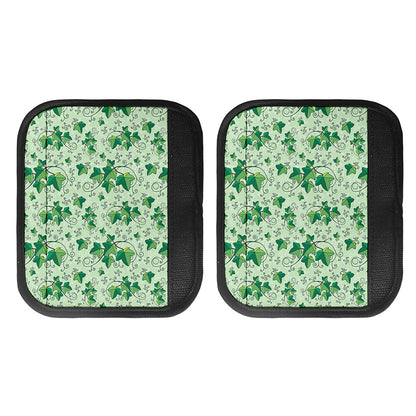 Christmas Ivy Leaf Pattern Print Handle Covers