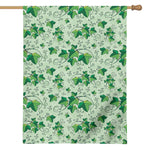 Christmas Ivy Leaf Pattern Print House Flag