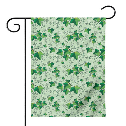 Christmas Ivy Leaf Pattern Print House Flag