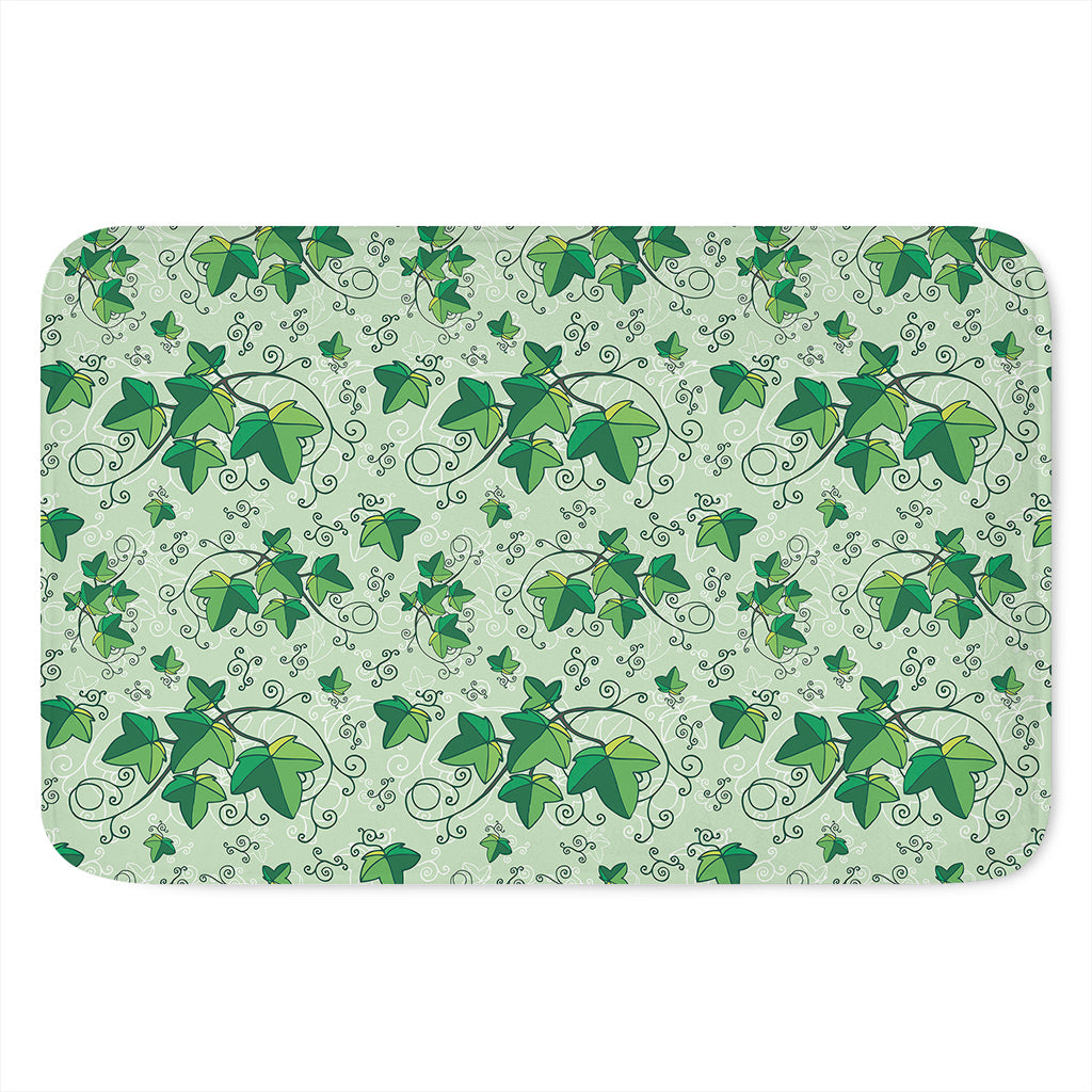 Christmas Ivy Leaf Pattern Print Indoor Door Mat