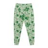 Christmas Ivy Leaf Pattern Print Jogger Pants