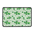 Christmas Ivy Leaf Pattern Print Kitchen Mat