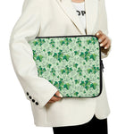 Christmas Ivy Leaf Pattern Print Laptop Sleeve