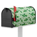 Christmas Ivy Leaf Pattern Print Mailbox Cover