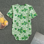 Christmas Ivy Leaf Pattern Print Men's Bodysuit