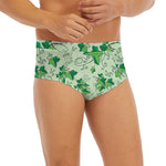 Christmas Ivy Leaf Pattern Print Men's Briefs
