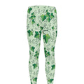 Christmas Ivy Leaf Pattern Print Men's Leggings