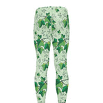 Christmas Ivy Leaf Pattern Print Men's leggings