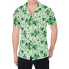 Christmas Ivy Leaf Pattern Print Men's Shirt