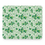 Christmas Ivy Leaf Pattern Print Mouse Pad