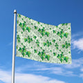Christmas Ivy Leaf Pattern Print Polyester Flag