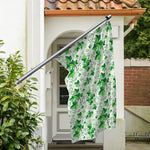 Christmas Ivy Leaf Pattern Print Polyester Flag